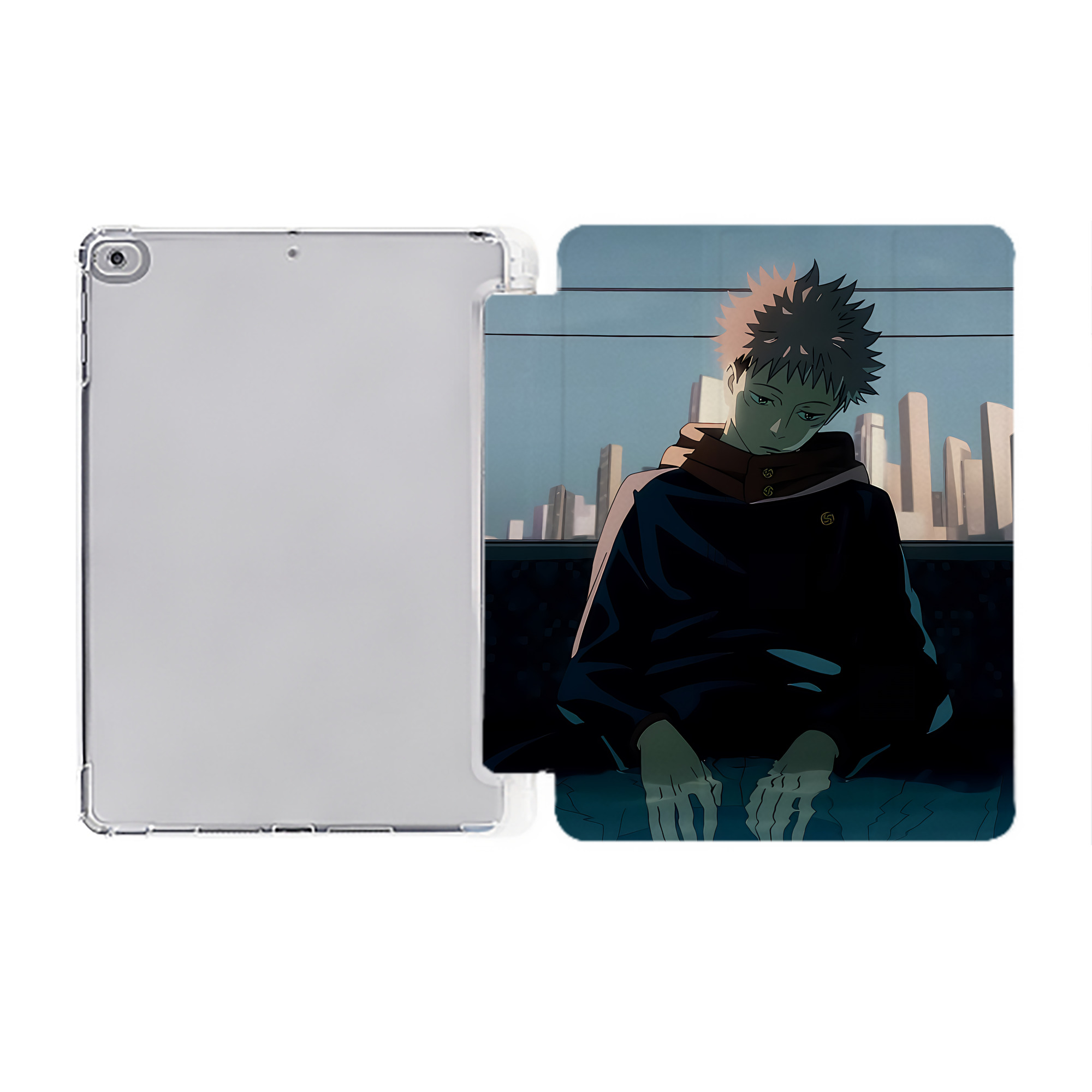 （画像用） SPY×FAMILY间谍家家酒 IPad ケース ペン収納付き 三つ折りスタンド PUレザー×シリコン 対応機種9.5/10.5/10.9インチ